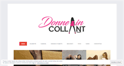 Desktop Screenshot of donneincollant.com