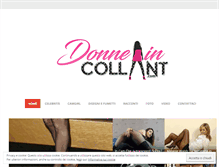 Tablet Screenshot of donneincollant.com